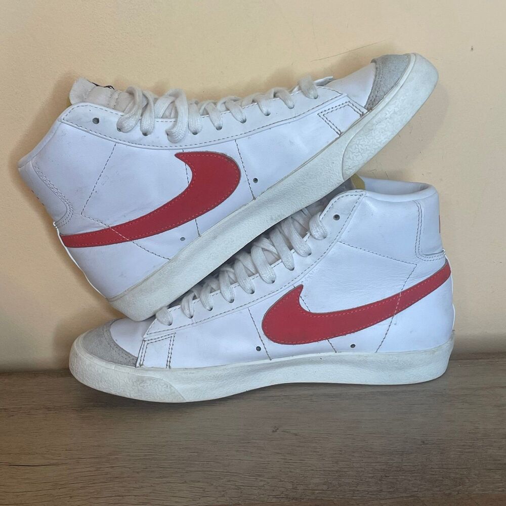 Size 8 - Nike Blazer Mid '77 Vintage White Mantra Orange women’s shoes sneakers